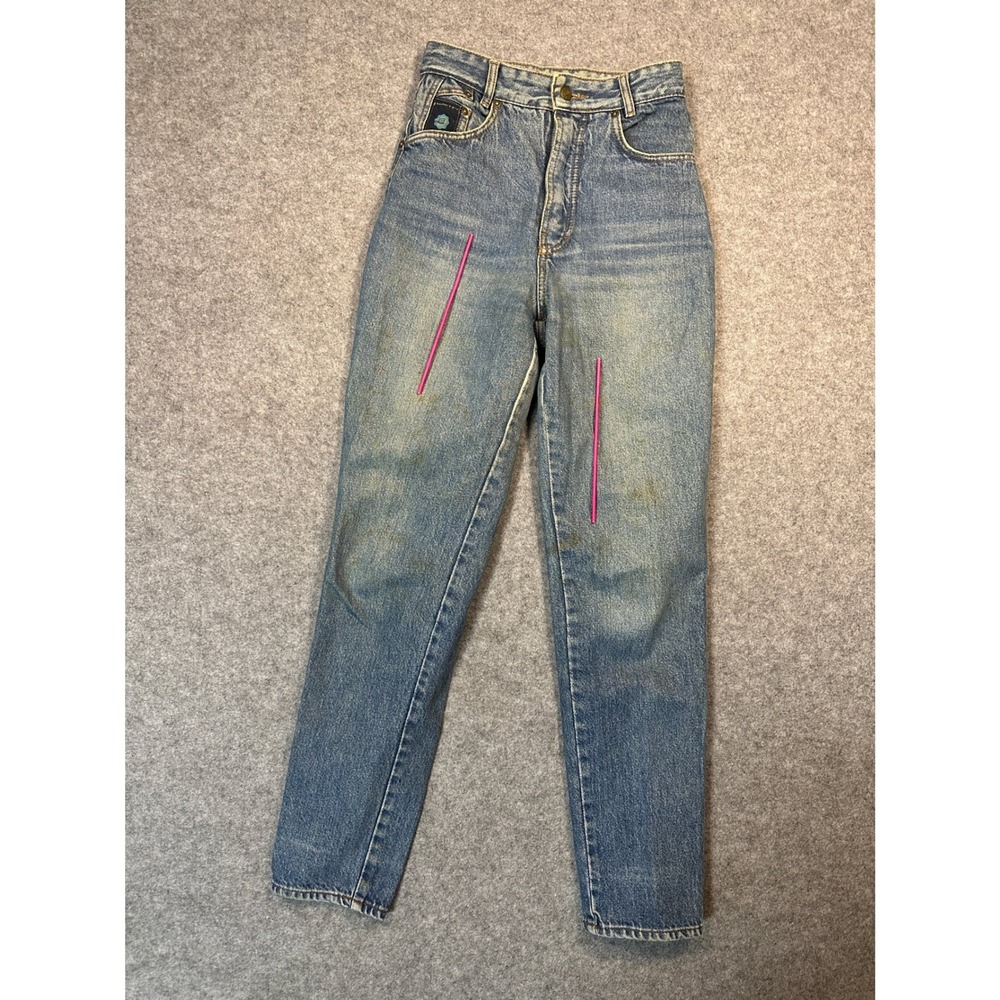 Kandy's 1970‎ High Rise Mom Jeans Size 24 Blue Vintage Denim Made in Brazil